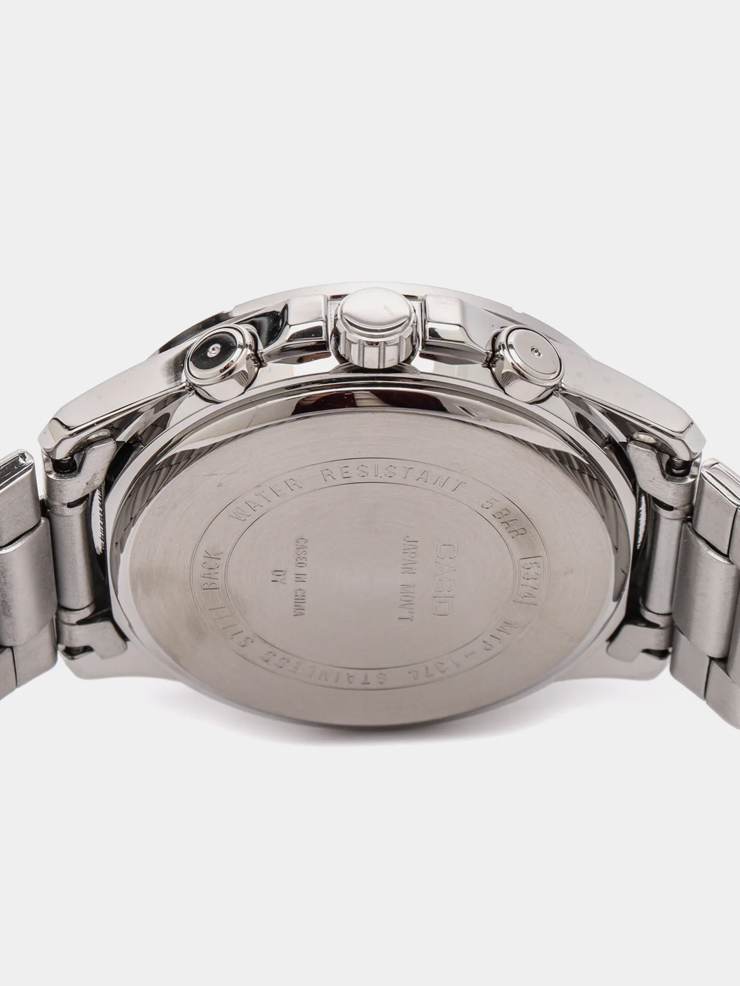 Серебряный часы наручные Casio MTP-1374