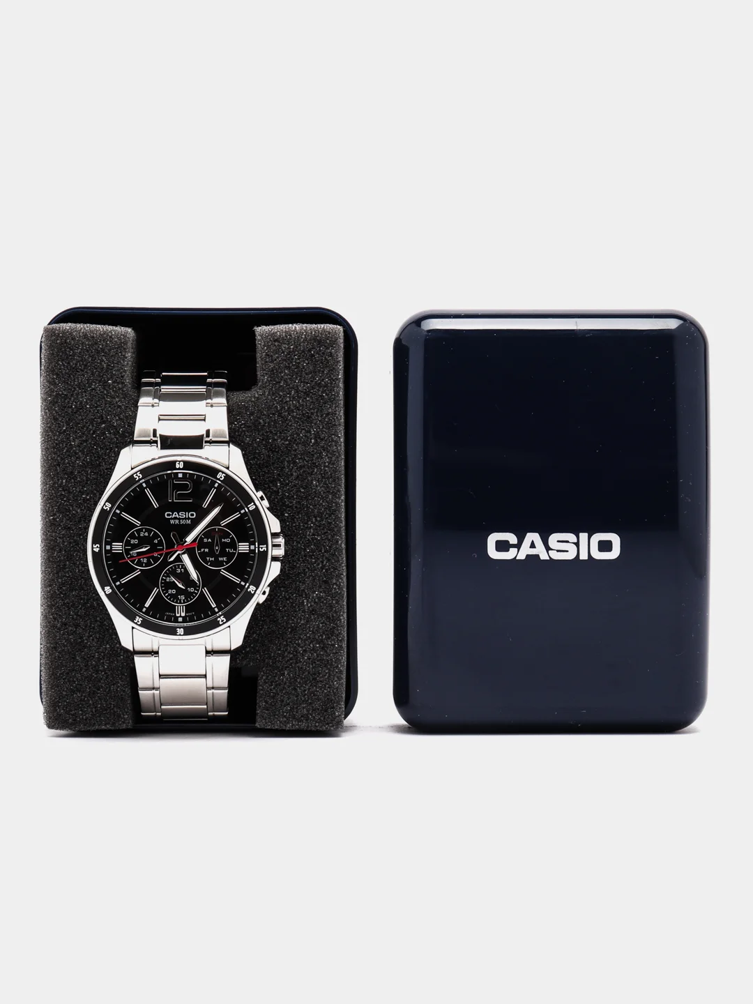 Серебряный часы наручные Casio MTP-1374