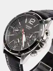 Черный часы наручные Casio MTP-1374