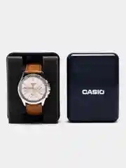 Светло-оранжевый часы наручные CASIO MTP-1375