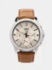 Светло-оранжевый часы наручные CASIO MTP-1375