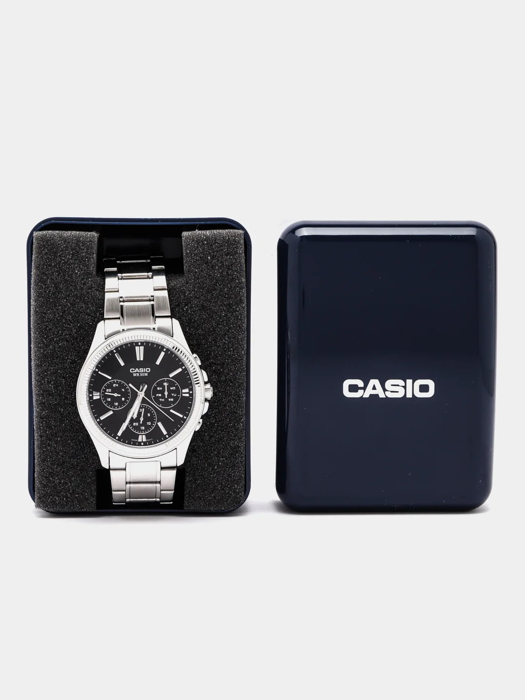 Серебряный часы наручные CASIO MTP-1375