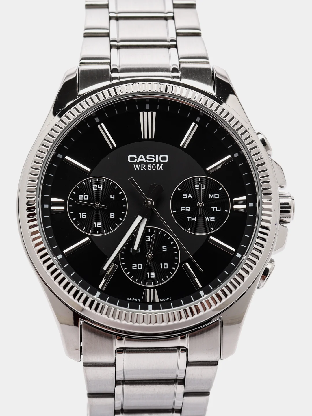 Серебряный часы наручные CASIO MTP-1375