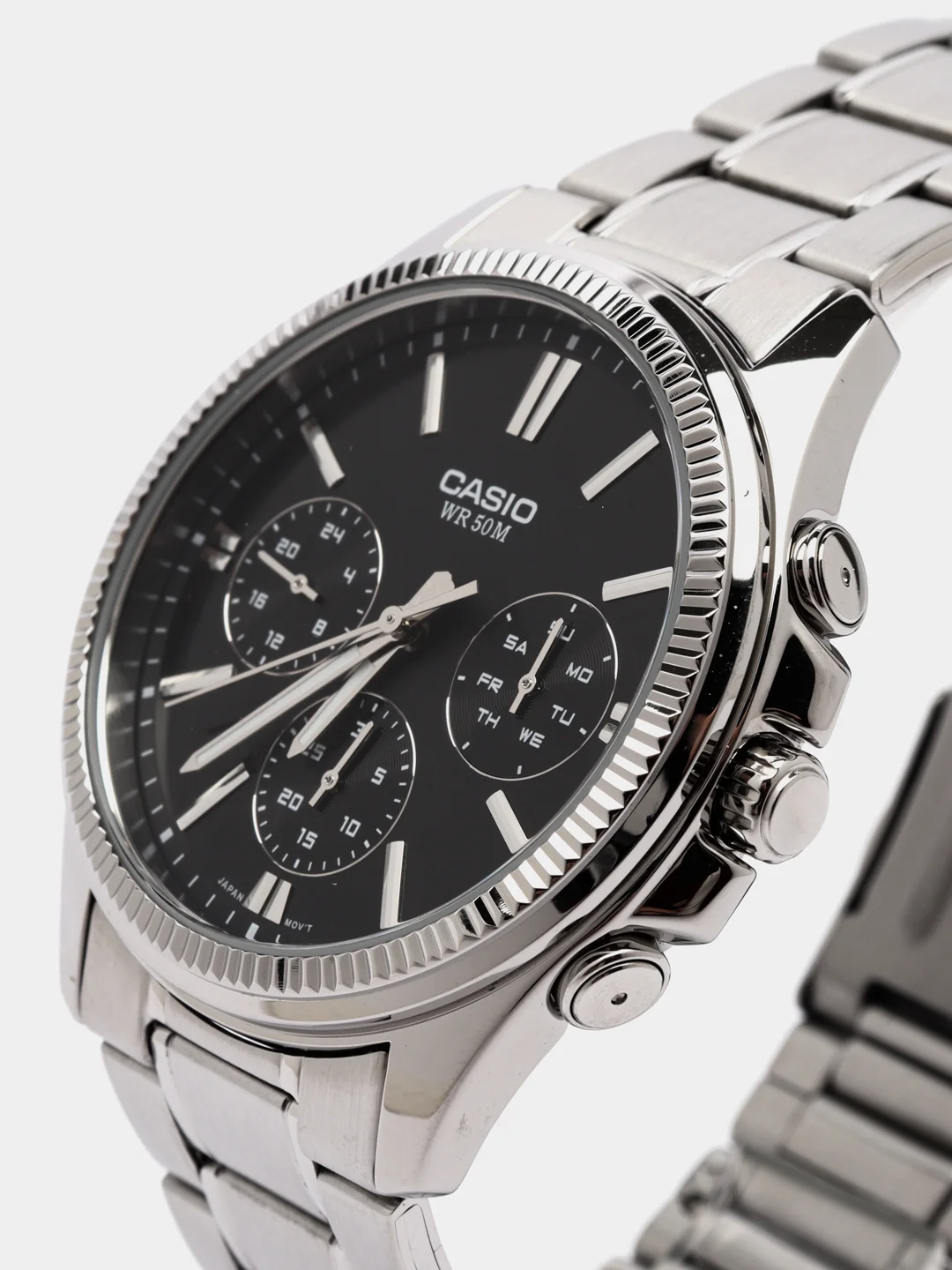Серебряный часы наручные CASIO MTP-1375