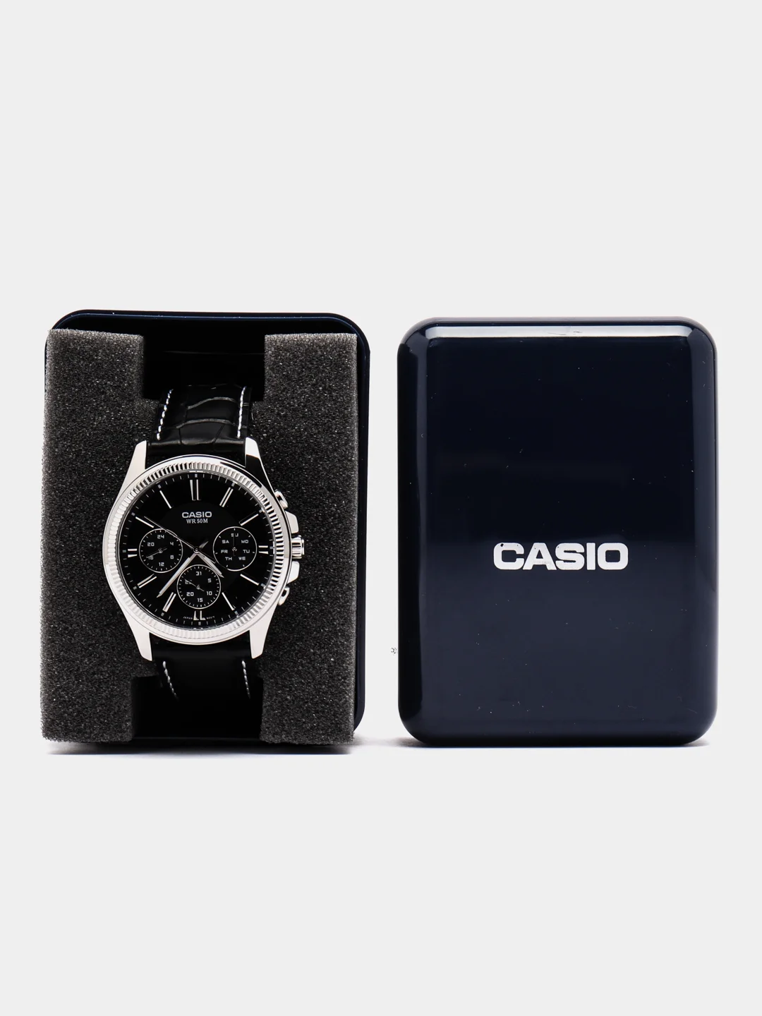 Черный часы наручные CASIO MTP-1375