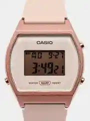 Розовый часы наручные электронные Casio Vintage B640 / LW-204