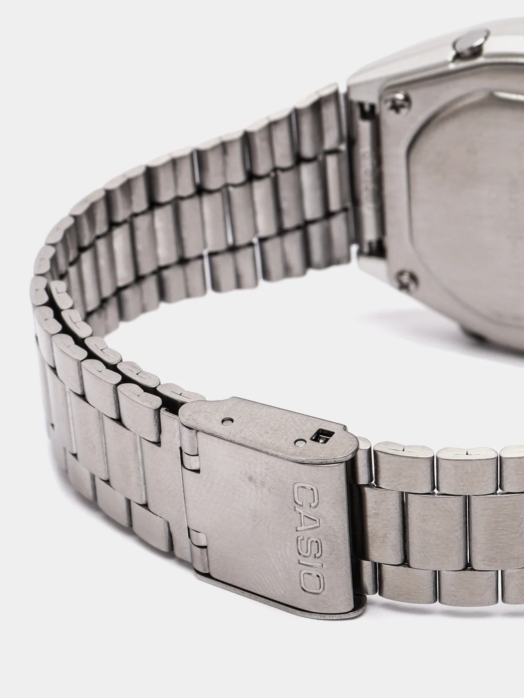 Серебряный часы наручные электронные Casio Vintage B640 / LW-204