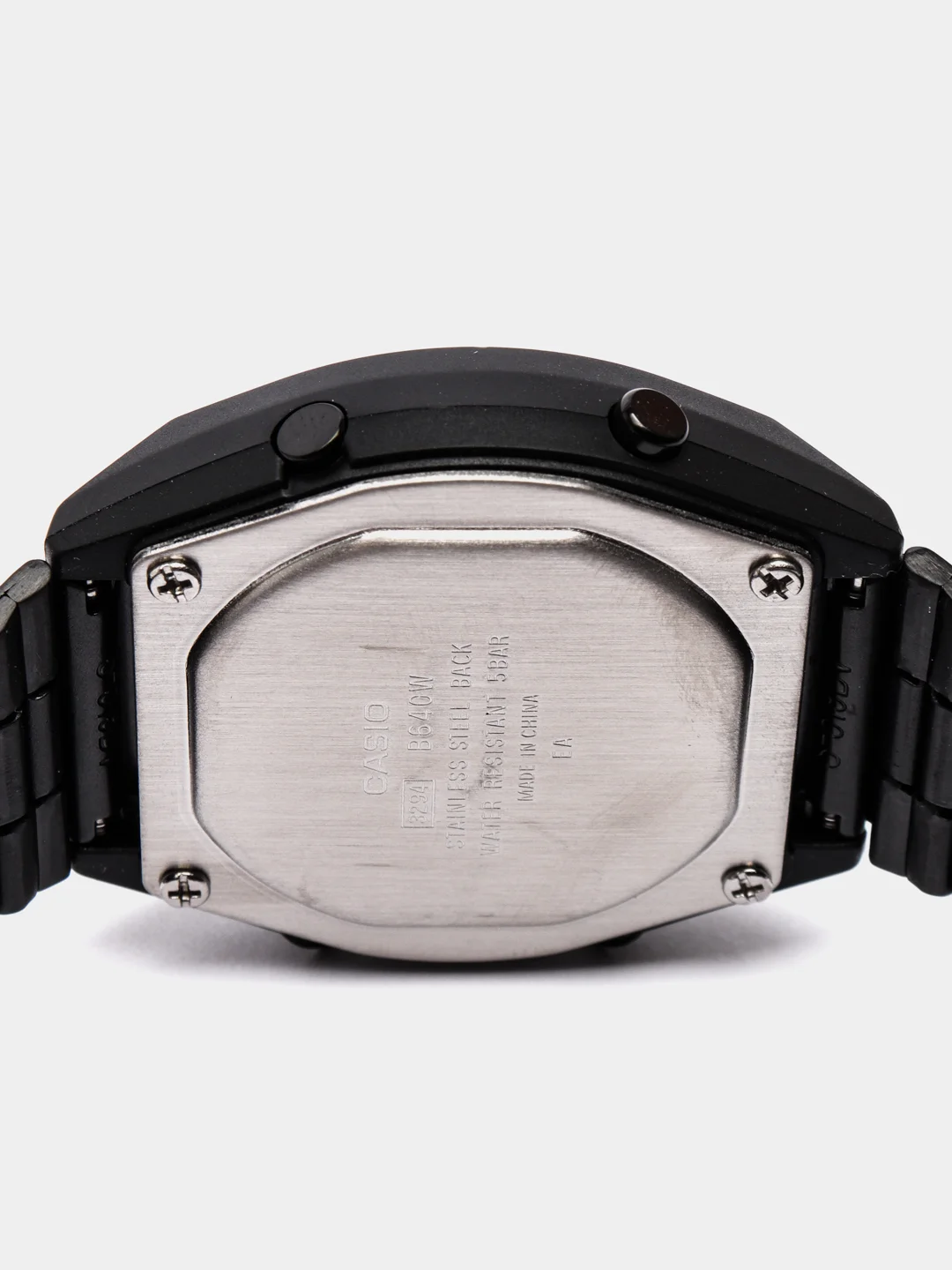 Хром часы наручные электронные Casio Vintage B640 / LW-204
