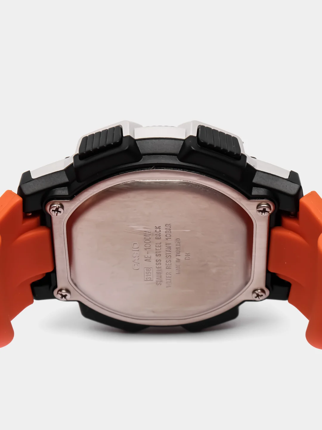 Красный часы наручные электронный Casio Illuminator AE-1000W