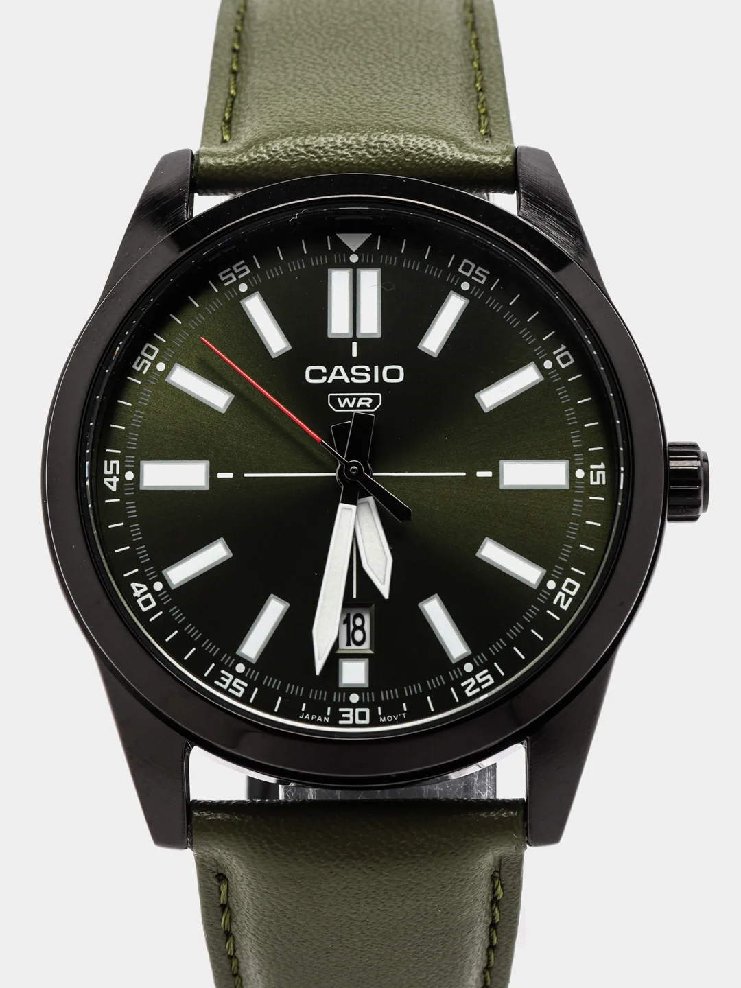 Лесной зеленый часы наручные CASIO MTP-VD02