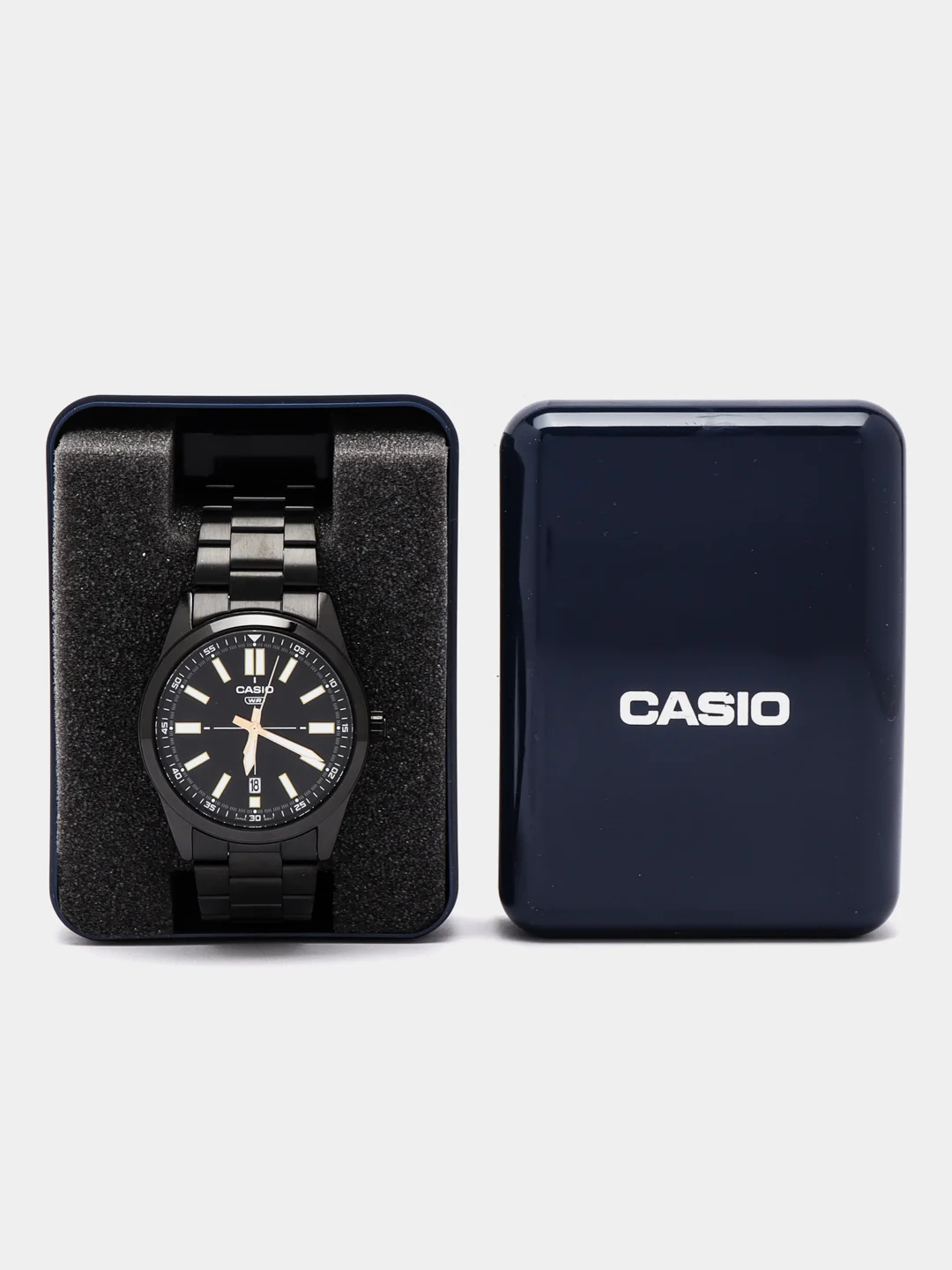 Тёмно-зелёный часы наручные CASIO MTP-VD02