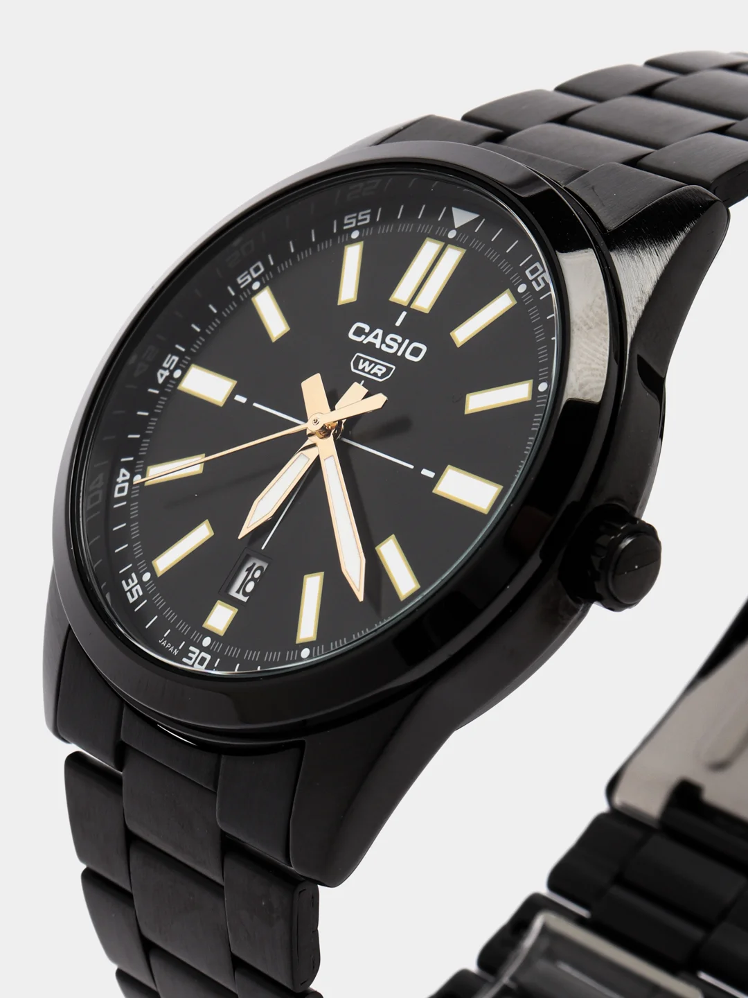 Тёмно-зелёный часы наручные CASIO MTP-VD02