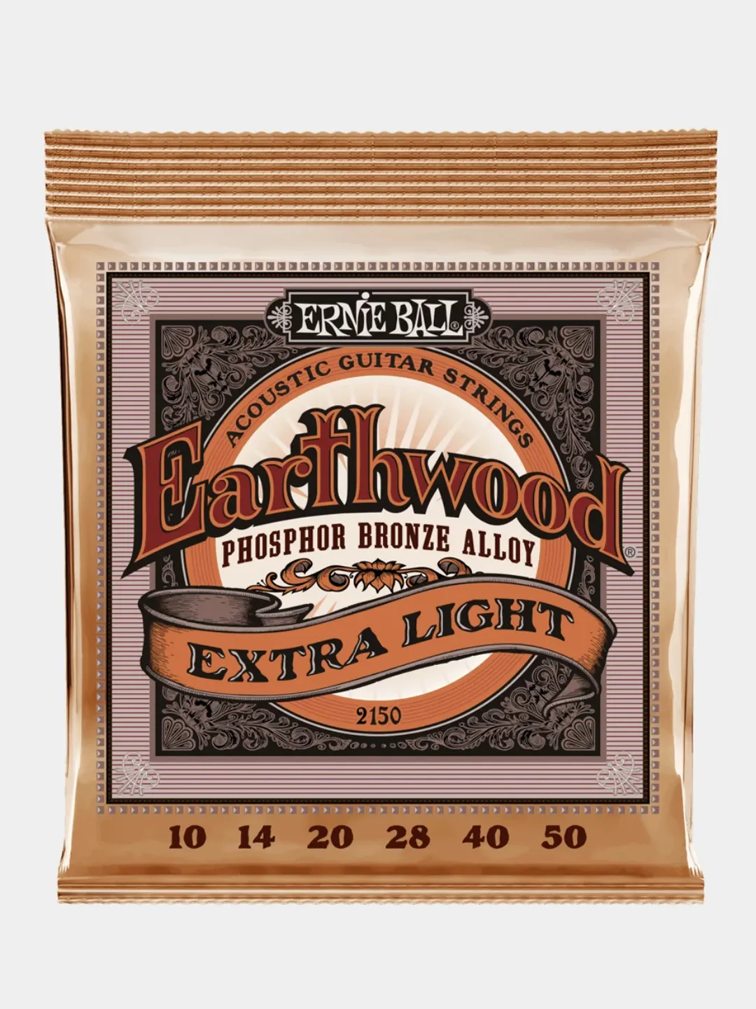 Струны для акустической гитары Ernie Ball Earthwood Фосфор - Бронза