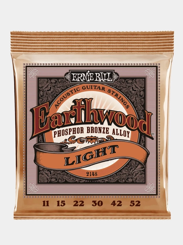 Струны для акустической гитары Ernie Ball Earthwood Фосфор - Бронза