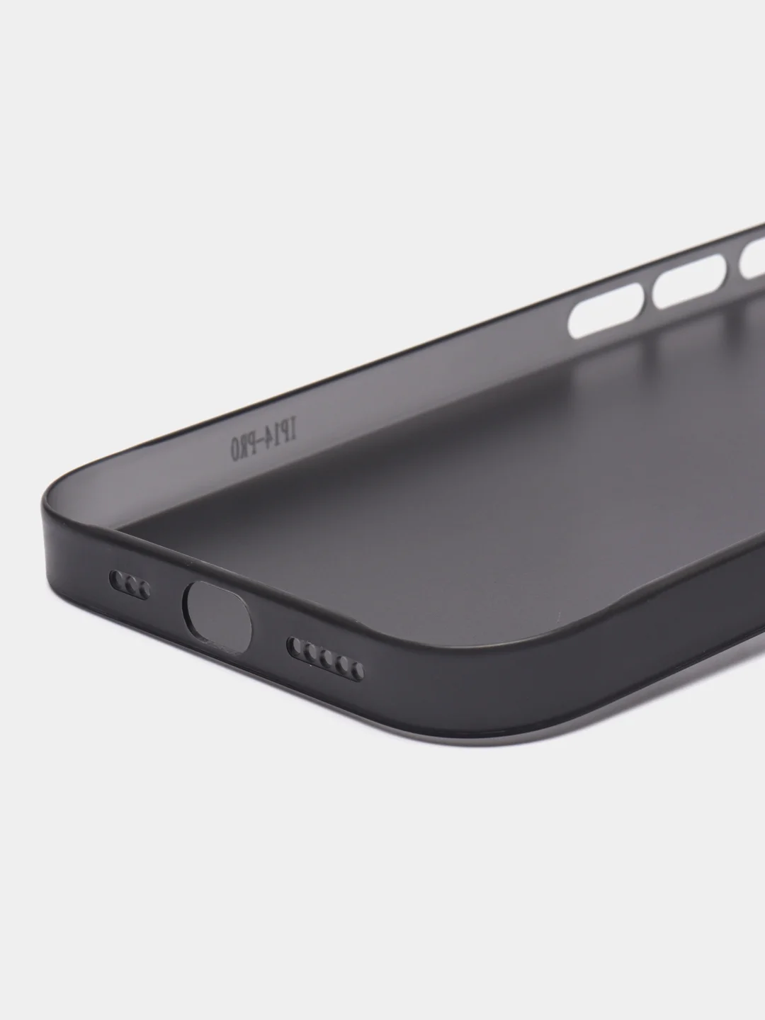 Тёмно-серый ультратонкий чехол для iPhone 14 Pro, хрупкий, тонкий