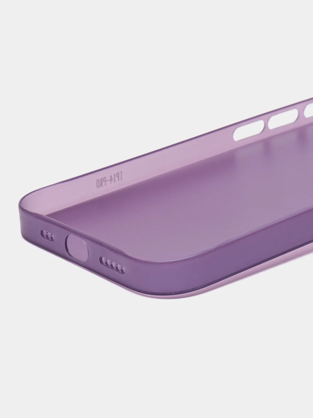 Тёмно-серый ультратонкий чехол для iPhone 14 Pro, хрупкий, тонкий
