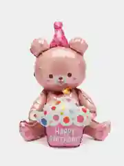 Воздушный шар Мишка с сердцем, Тройное сердце на День рождения, свадьбу
