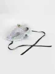 Серебряный карнавальная маска