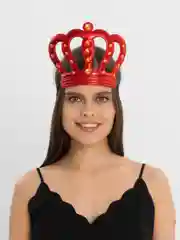 Красный корона карнавальная