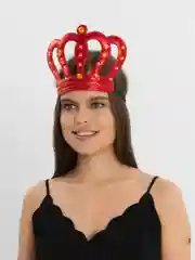 Красный корона карнавальная