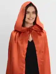 Терракотовый карнавальный плащ  накидка , длина 120 см