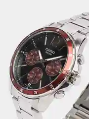 Красный часы наручные Casio MTP-1374