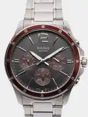 Красный часы наручные Casio MTP-1374