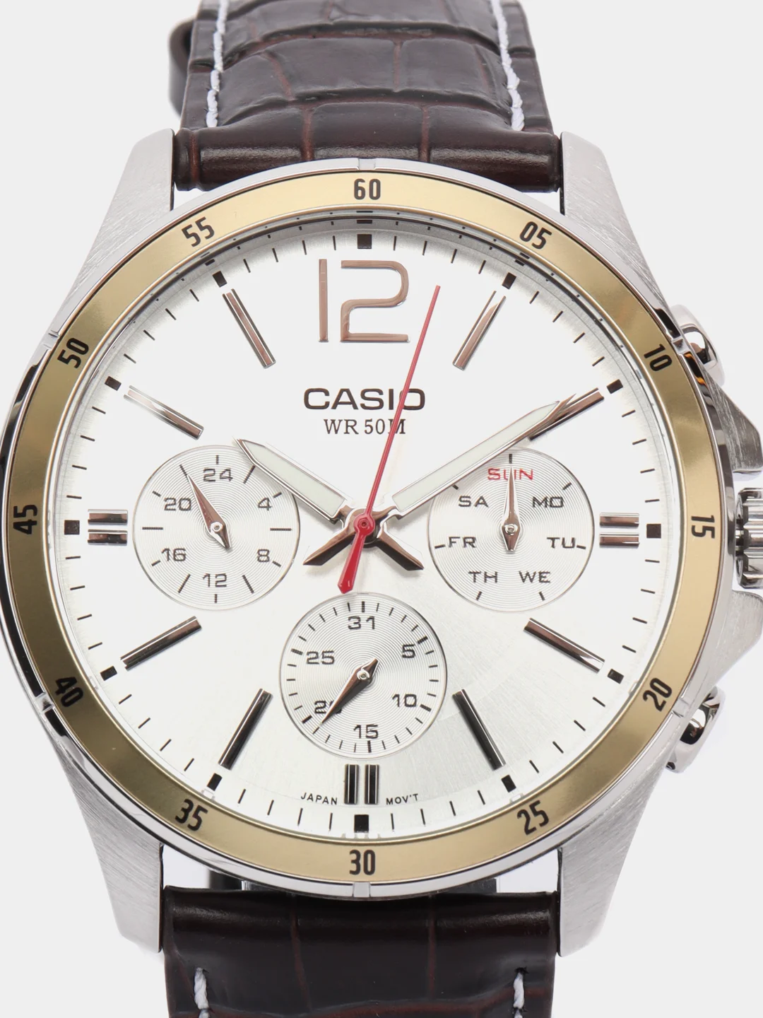 Хаки часы наручные Casio MTP-1374
