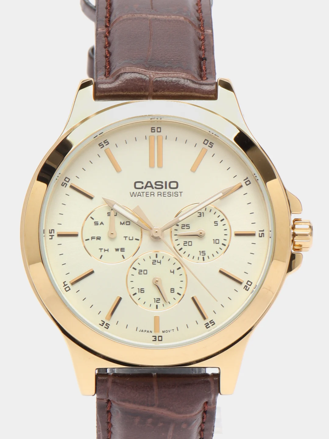 Коричневый часы наручные Casio MTP-V300