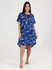 Платье-туника женская, большие размеры, хлопок