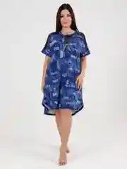 Платье-туника женская, большие размеры, хлопок