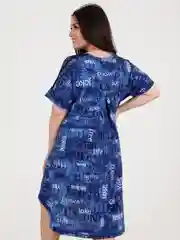Платье-туника женская, большие размеры, хлопок