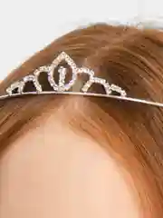 Серебряный диадема детская, корона для девочки