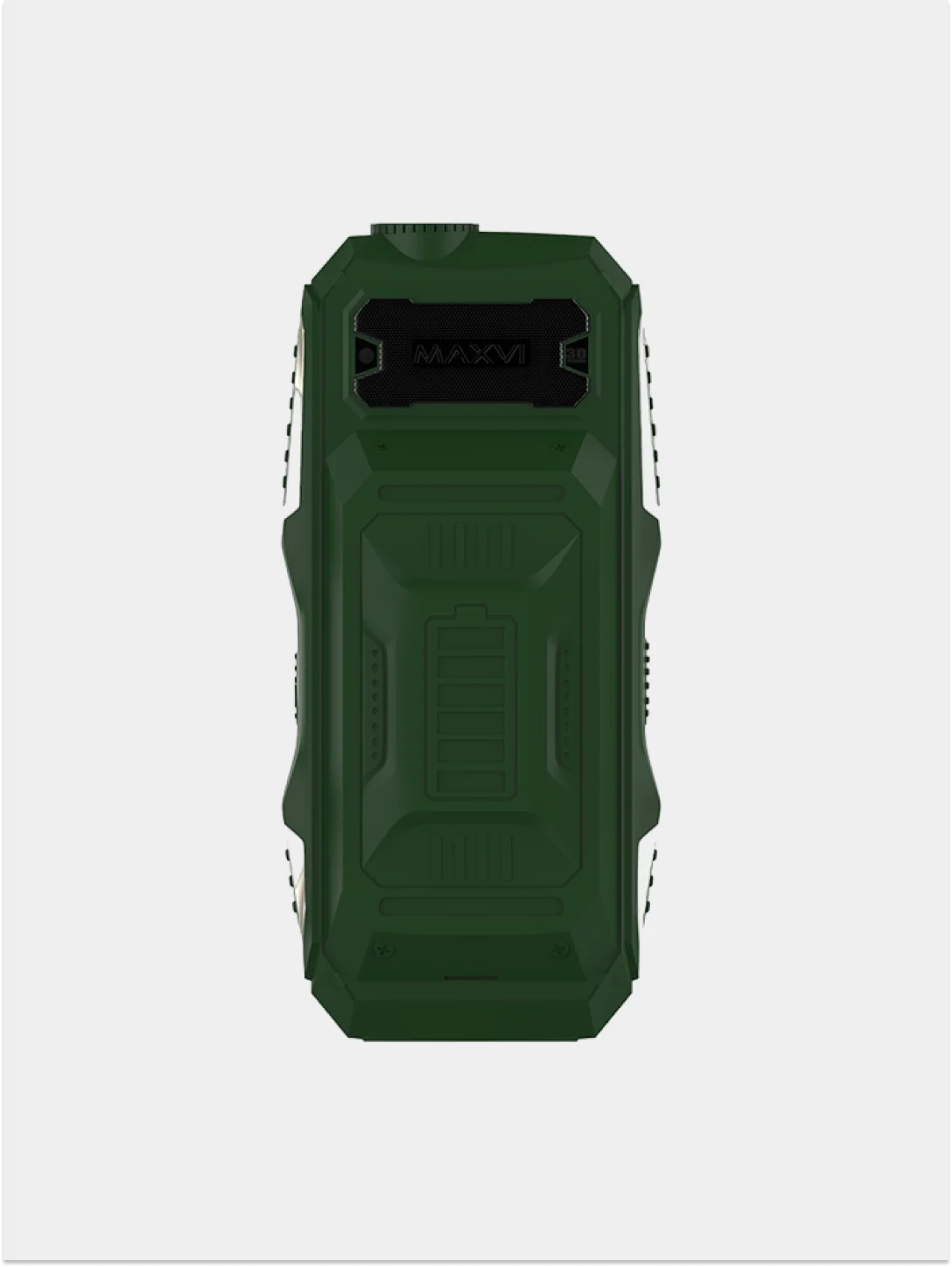 Зеленый мобильный телефон Maxvi P100