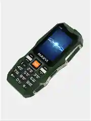 Зеленый мобильный телефон Maxvi P100