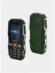 Зеленый мобильный телефон Maxvi P100