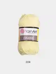 Лимонный пряжа YarnArt Creative, 50 г, 85 м, 100% хлопок