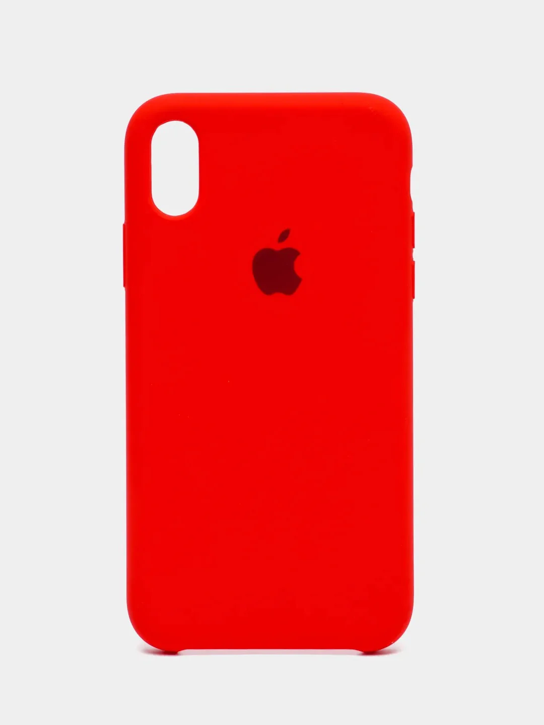 Красный чехол Silicone Case ( Чехол силиконовый ) для iPhone XR