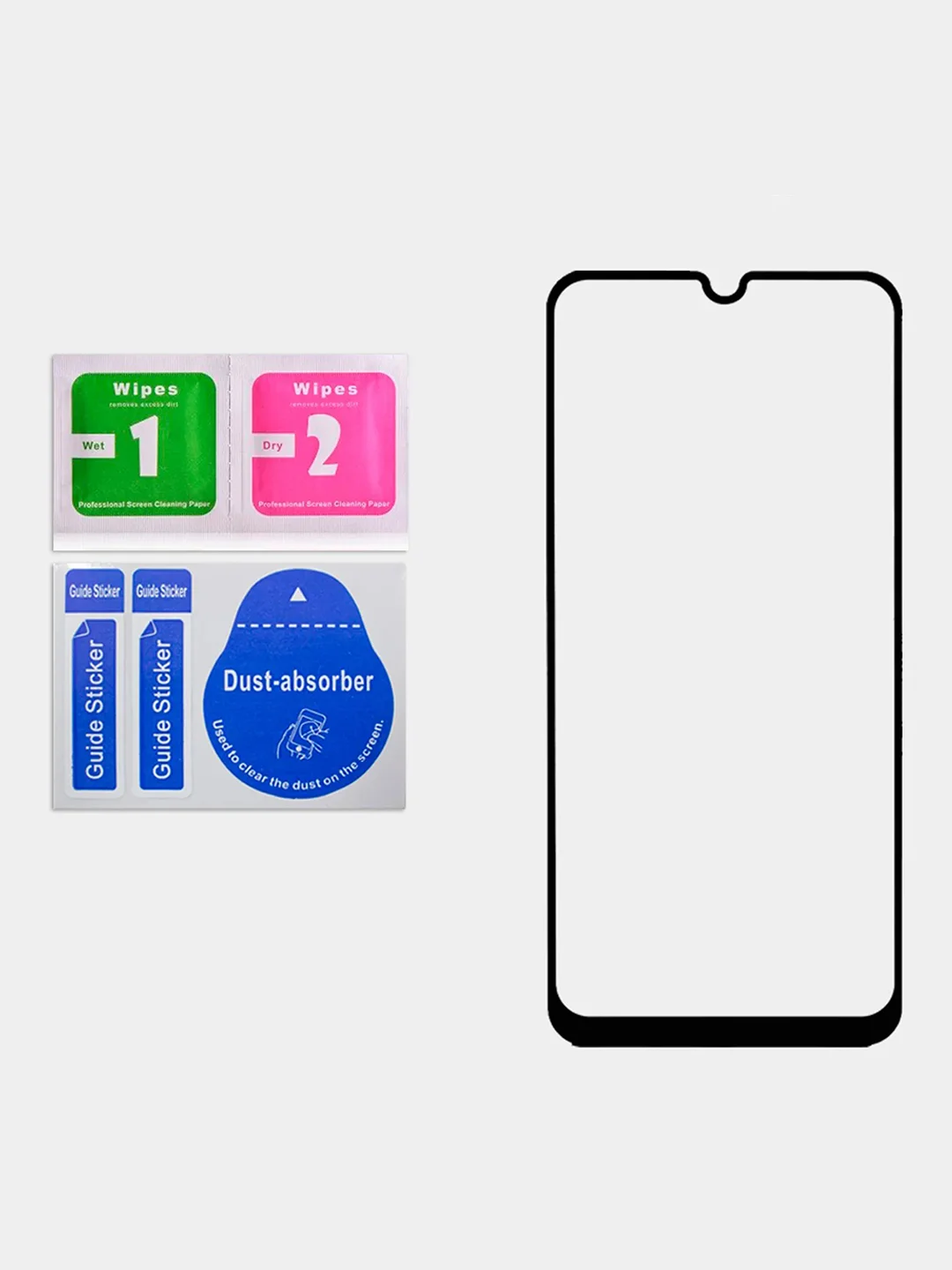 Защитное стекло для Samsung Galaxy A30s / A50 / A20 / A30 / M31 / M21  на весь экран