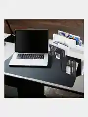 Лоток сортер для бумаг 2 штуки Brauberg Radikal, 3 отделения, черный, 880807