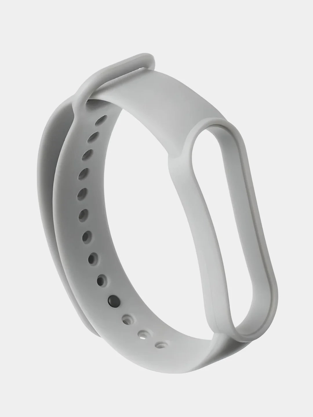 Серый ремешок для фитнес браслета Xiaomi Miband 5, Miband 6