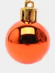 Желтый набор елочных игрушек, украшения на елку