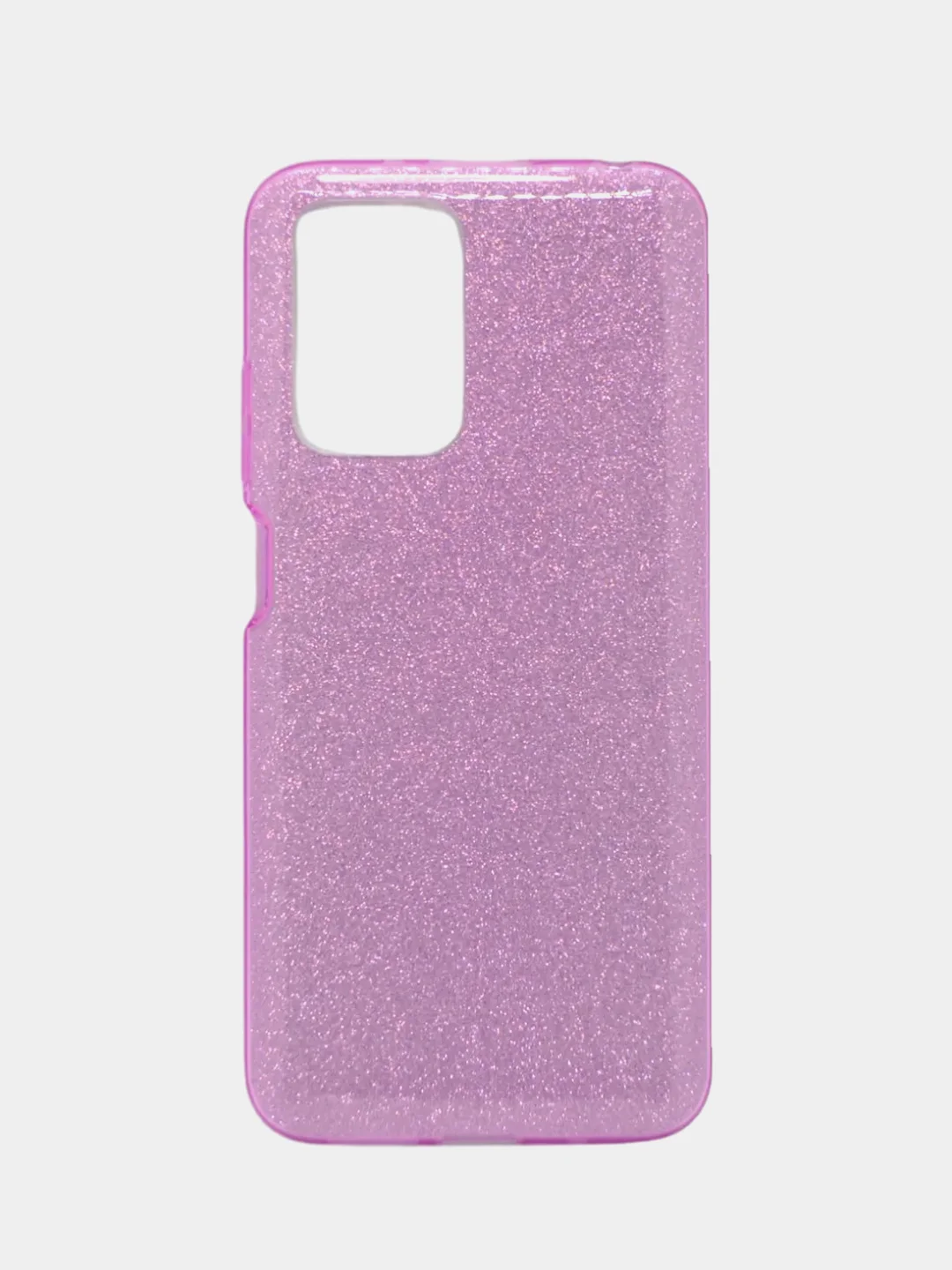 Лавандовый чехол блестящий Xiaomi Poco F3 накладка с блёстками