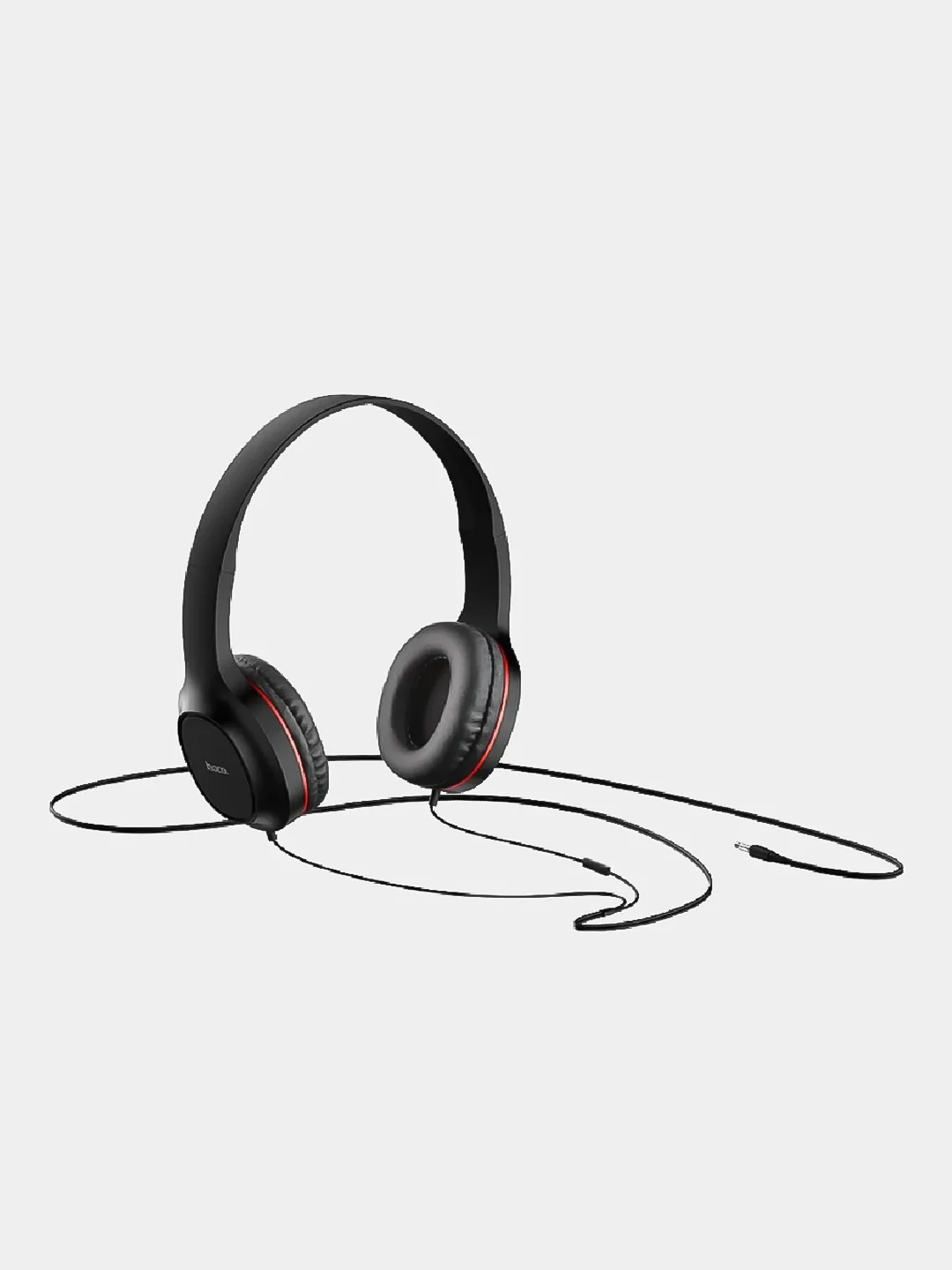 Красный проводные наушники-гарнитура, полноразмерные, вакуумные MP3, Hoco W24