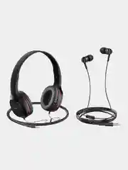 Красный проводные наушники-гарнитура, полноразмерные, вакуумные MP3, Hoco W24