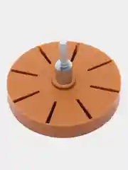 Карамельный резиновый диск с адаптером для удаления остатков двухстороннего скотча, стёрка, ластик
