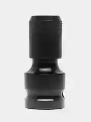 Черный переходник для гайковерта с 1/2" квадрат на шестигранник 1/4" HEX, быстросъемный адаптер