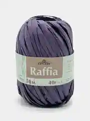 Фиолетовый пряжа для вязания Raffia / пряжа "Рафия" 4 мотка