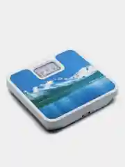 Небесно-голубой весы напольные механические 25*25*5 см