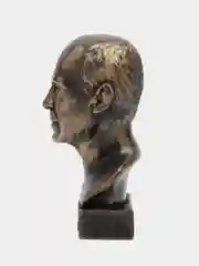 Бюст гипсовый "Пикассо", патина, высота 16 см